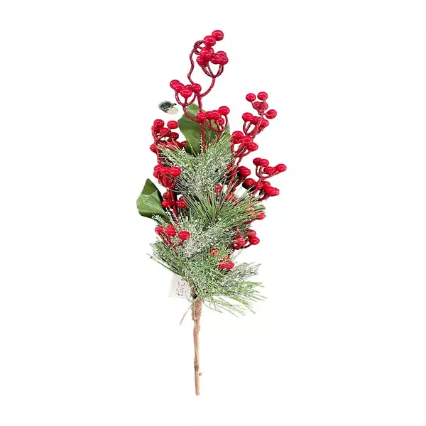 Pin Hojas Y Cerezas